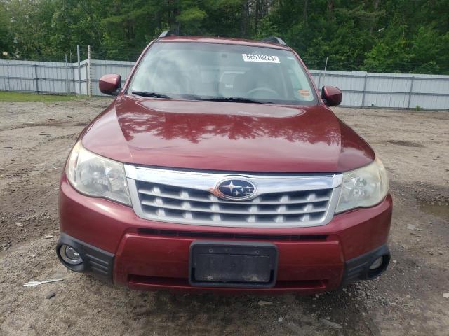 JF2SHAEC2BH755666 - 2011 SUBARU FORESTER LIMITED MAROON photo 5