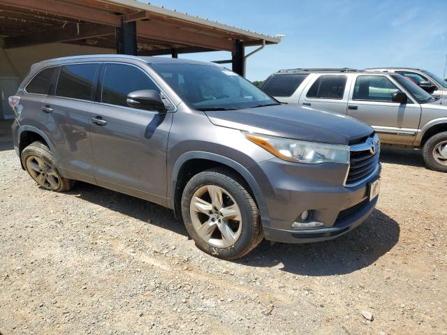 5TDDKRFHXGS317112 - 2016 TOYOTA HIGHLANDER LIMITED GRAY photo 4