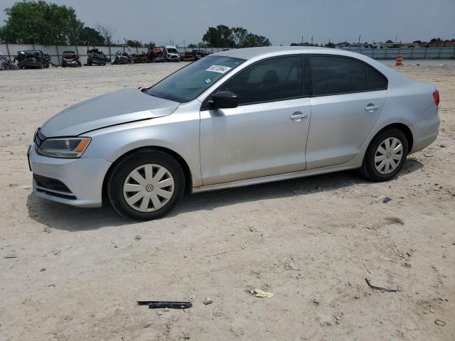 3VW2K7AJ2FM357136 - 2015 VOLKSWAGEN JETTA BASE SILVER photo 1