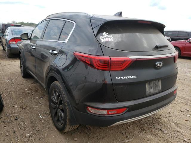 KNDPNCAC1J7426718 - 2018 KIA SPORTAGE EX BLACK photo 3