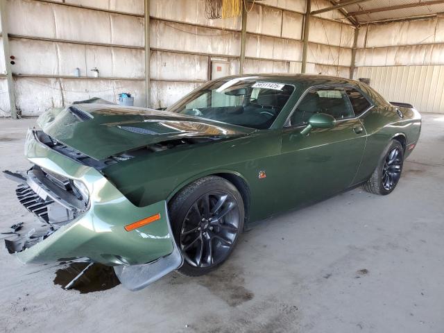 2C3CDZFJ9NH132493 - 2022 DODGE CHALLENGER R/T SCAT PACK GREEN photo 1