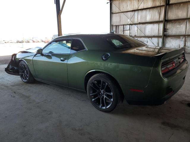 2C3CDZFJ9NH132493 - 2022 DODGE CHALLENGER R/T SCAT PACK GREEN photo 2