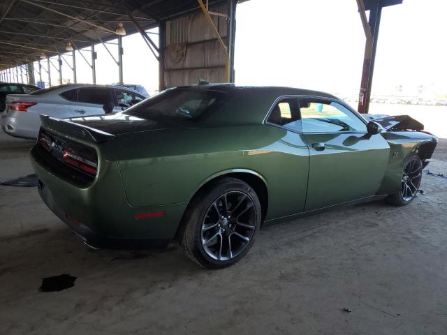 2C3CDZFJ9NH132493 - 2022 DODGE CHALLENGER R/T SCAT PACK GREEN photo 3