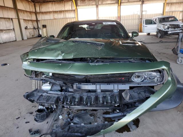 2C3CDZFJ9NH132493 - 2022 DODGE CHALLENGER R/T SCAT PACK GREEN photo 5