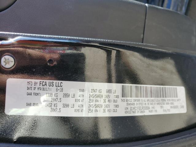 2C4RC1FG5JR333584 - 2018 CHRYSLER PACIFICA TOURING PLUS BLACK photo 13