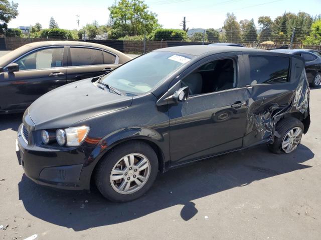 1G1JA6SH1C4196415 - 2012 CHEVROLET SONIC LS BLACK photo 1