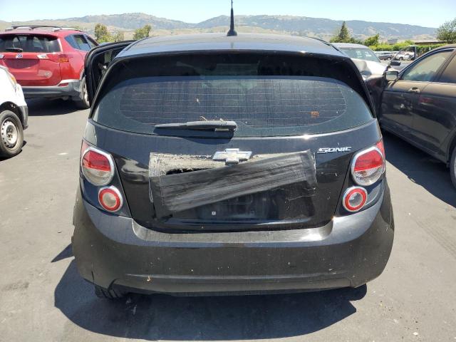 1G1JA6SH1C4196415 - 2012 CHEVROLET SONIC LS BLACK photo 6