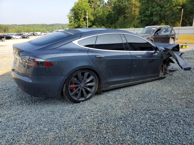 5YJSA1E45GF169403 - 2016 TESLA MODEL S GRAY photo 3