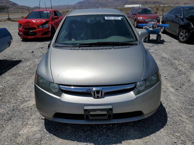 1HGFA16586L003754 - 2006 HONDA CIVIC LX BEIGE photo 5