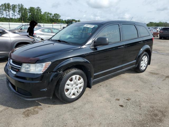 3C4PDCAB8ET150467 - 2014 DODGE JOURNEY SE BLACK photo 1