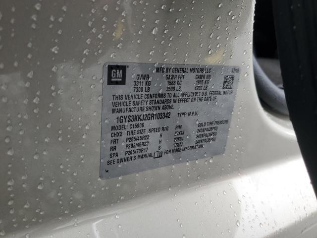 1GYS3KKJ2GR103342 - 2016 CADILLAC ESCALADE ESV PLATINUM Алтын фото 13