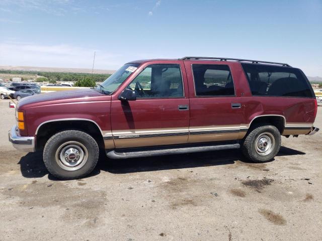 3GKGC26R6XG538848 - 1999 GMC SUBURBAN C2500 MAROON photo 1