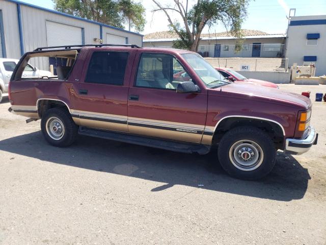 3GKGC26R6XG538848 - 1999 GMC SUBURBAN C2500 MAROON photo 4