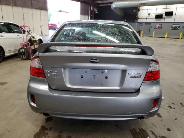 4S3BL616187225312 - 2008 SUBARU LEGACY 2.5I SILVER photo 6