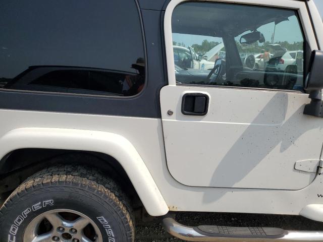 1J4FA49S45P367799 - 2005 JEEP WRANGLER / SPORT WHITE photo 10