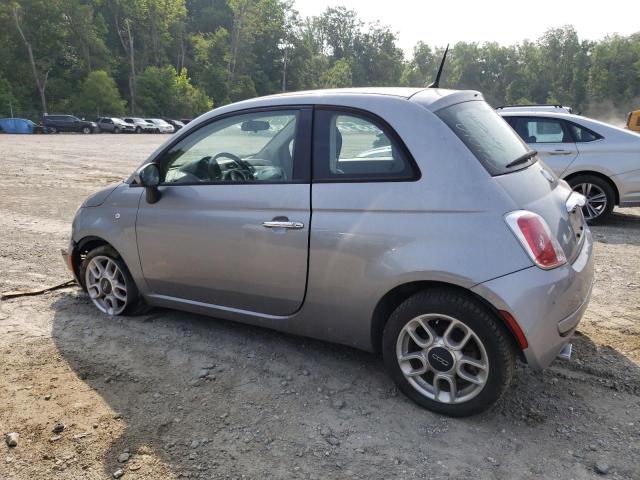 3C3CFFAR7FT523253 - 2015 FIAT 500 POP GRAY photo 2