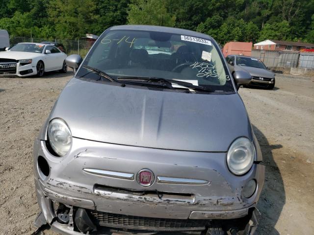 3C3CFFAR7FT523253 - 2015 FIAT 500 POP GRAY photo 5