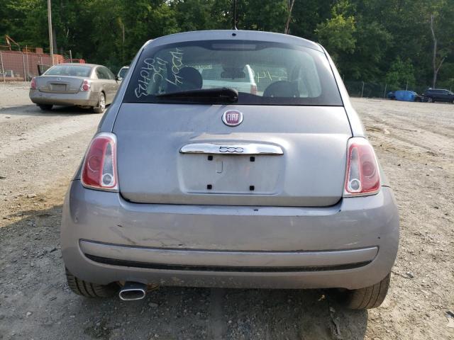 3C3CFFAR7FT523253 - 2015 FIAT 500 POP GRAY photo 6