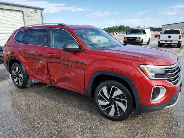 1V2BR2CA3RC533646 - 2024 VOLKSWAGEN ATLAS SEL Czerwony zdjęcie 4