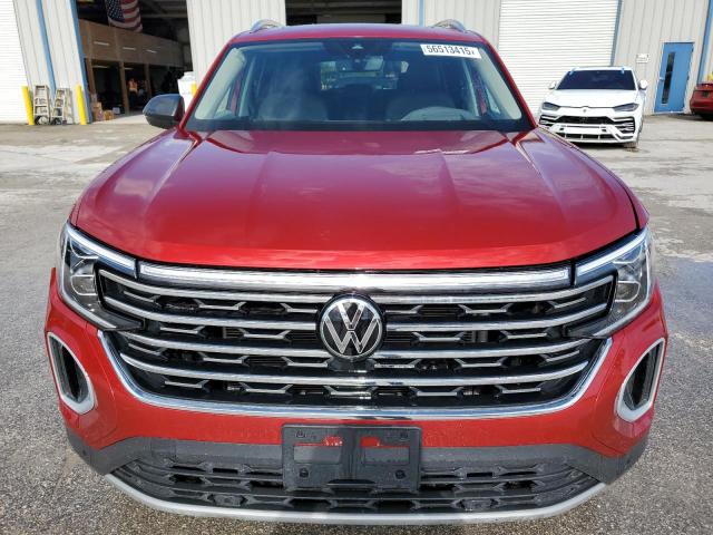 1V2BR2CA3RC533646 - 2024 VOLKSWAGEN ATLAS SEL Czerwony zdjęcie 5