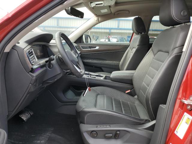 1V2BR2CA3RC533646 - 2024 VOLKSWAGEN ATLAS SEL Czerwony zdjęcie 7