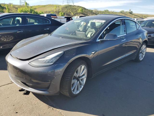 5YJ3E1EBXKF453898 - 2019 TESLA MODEL 3 GRAY photo 1