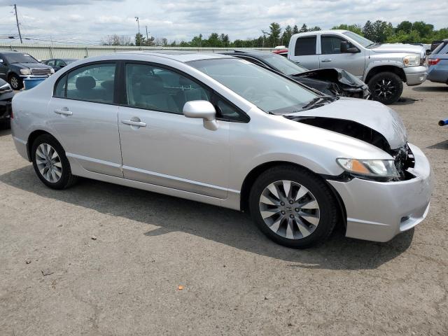 2HGFA1F85AH301842 - 2010 HONDA CIVIC EX SILVER photo 4