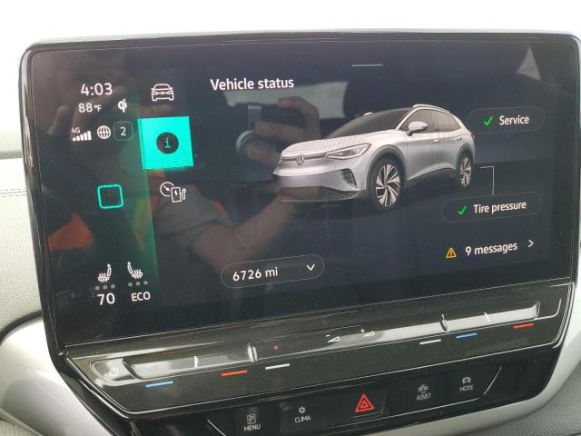 1V2VMPE83PC021675 - 2023 VOLKSWAGEN ID.4 PRO S თეთრი ფოტო 9