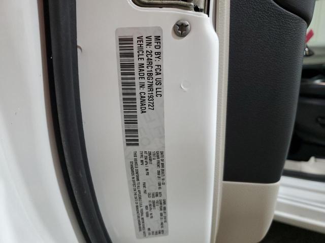 2C4RC1BG7NR193727 - 2022 CHRYSLER PACIFICA TOURING L Ağ foto 13