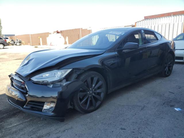 5YJSA1H19EFP29924 - 2014 TESLA MODEL S 黑色 照片 1