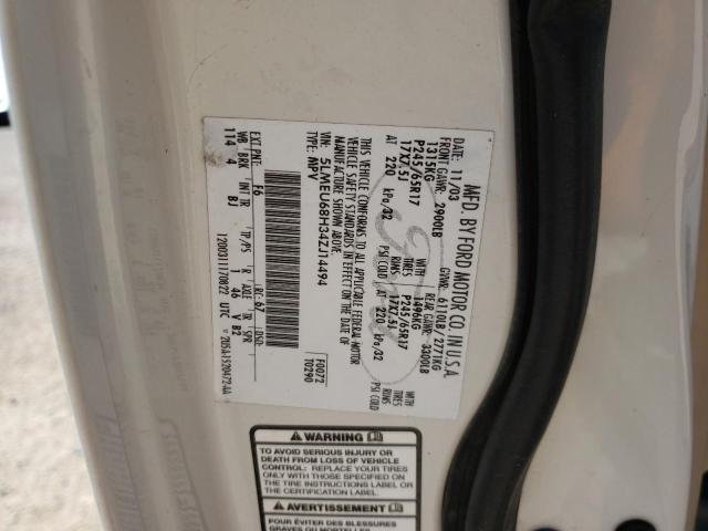 5LMEU68H34ZJ14494 - 2004 LINCOLN AVIATOR 白色 照片 13