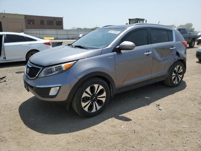 KNDPCCA64D7514117 - 2013 KIA SPORTAGE SX GRAY photo 1