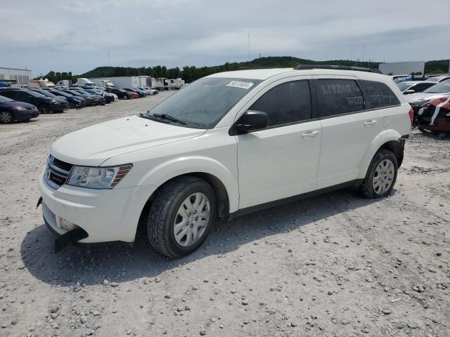 3C4PDCAB6HT675516 - 2017 DODGE JOURNEY SE WHITE photo 1