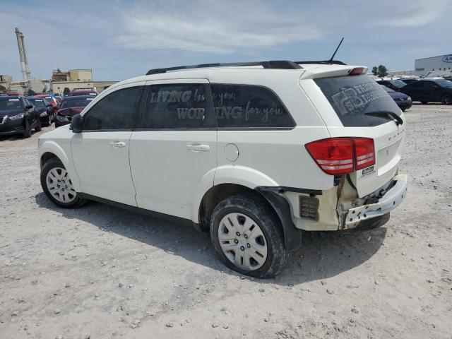 3C4PDCAB6HT675516 - 2017 DODGE JOURNEY SE WHITE photo 2