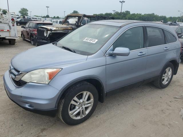 5J6RE4H73BL024936 - 2011 HONDA CR-V EXL BLUE photo 1