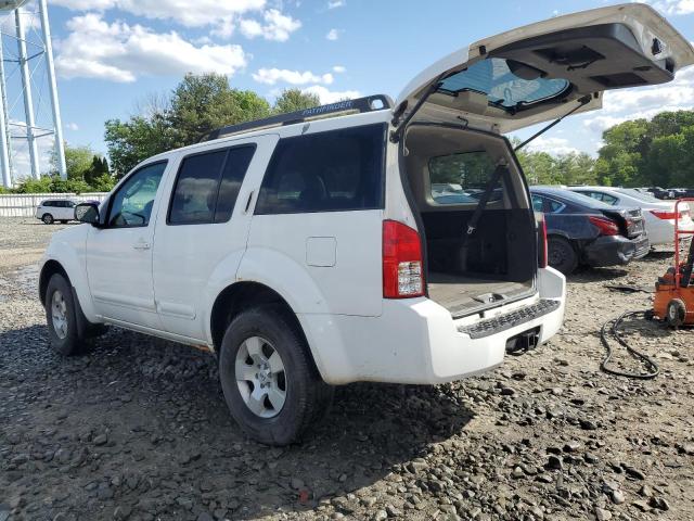 5N1AR18W17C608834 - 2007 NISSAN PATHFINDER LE WHITE photo 2