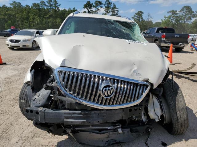 5GAKRBEDXBJ334525 - 2011 BUICK ENCLAVE CXL WHITE photo 5