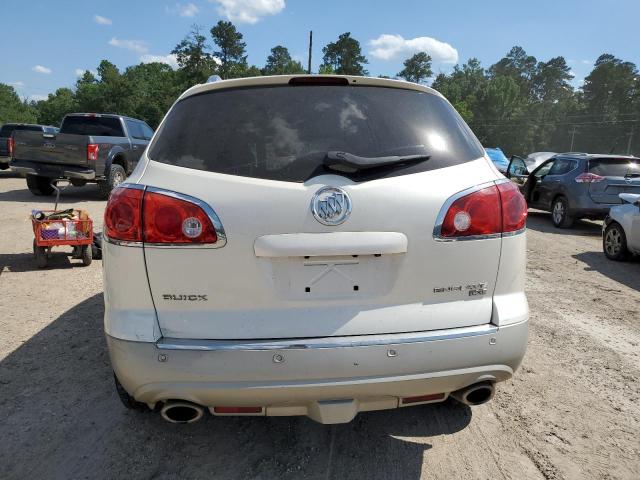 5GAKRBEDXBJ334525 - 2011 BUICK ENCLAVE CXL WHITE photo 6
