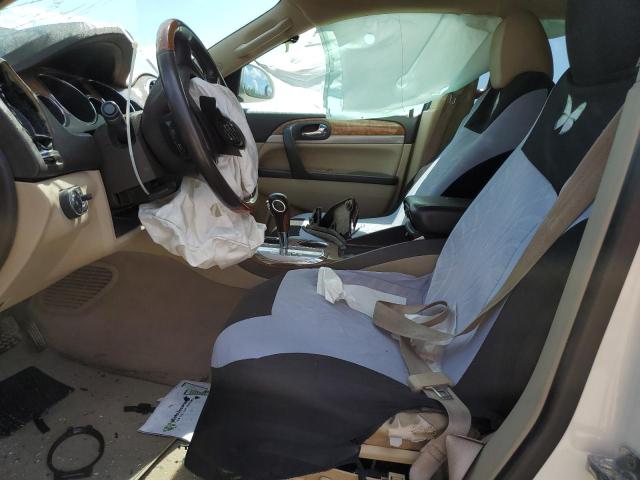 5GAKRBEDXBJ334525 - 2011 BUICK ENCLAVE CXL WHITE photo 7