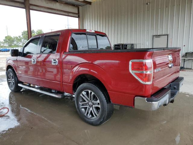 1FTFW1CT5EFB25908 - 2014 FORD F150 SUPERCREW RED photo 2