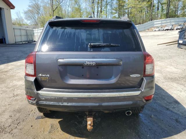 1C4NJDEB7GD558001 - 2016 JEEP COMPASS LATITUDE ნაცრისფერი ფოტო 6