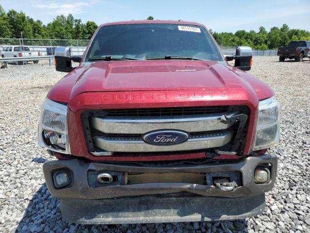 1FT7W2BT3FEC10703 - 2015 FORD F250 SUPER DUTY BURGUNDY photo 5