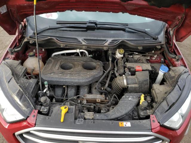 MAJ6S3GL6LC389841 - 2020 FORD ECOSPORT SE Tünd qırmızı foto 12