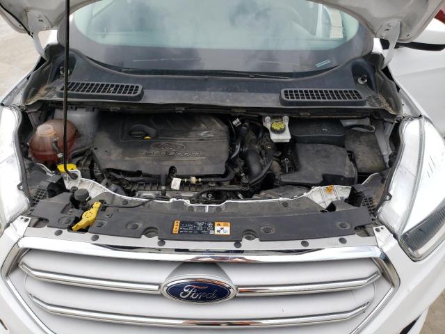 1FMCU9GD1JUA43959 - 2018 FORD ESCAPE SE WHITE photo 12