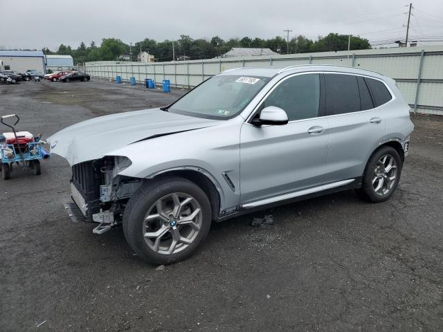 5UXTY5C05L9D68657 - 2020 BMW X3 XDRIVE30I SILVER photo 1