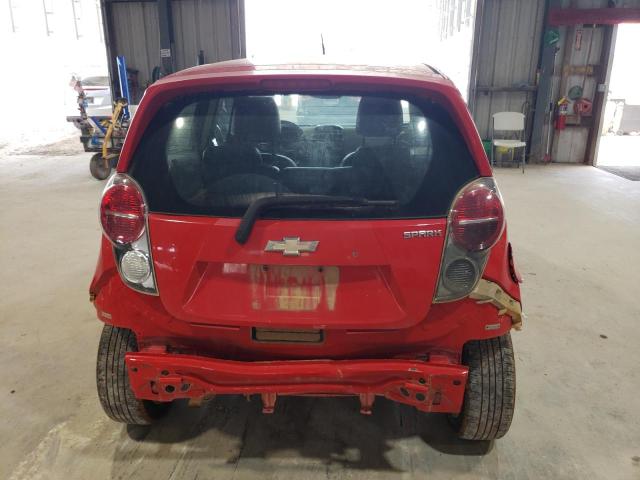 KL8CB6S95DC541273 - 2013 CHEVROLET SPARK LS RED photo 6