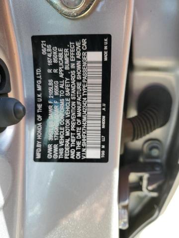 SHHFK7H43MU423424 - 2021 HONDA CIVIC SPORT 银色 照片 12