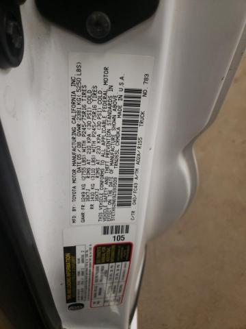 5TETX62N69Z593509 - 2009 TOYOTA TACOMA PRERUNNER ACCESS CAB WHITE photo 12