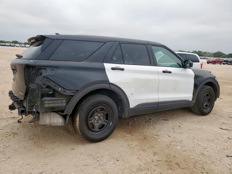 1FM5K8AB1NGC24418 - 2022 FORD EXPLORER POLICE INTERCEPTOR 双色 照片 3