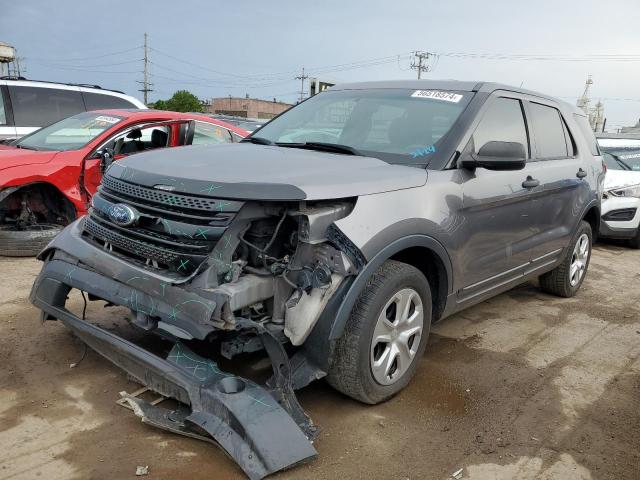 1FM5K8AR1EGA70788 - 2014 FORD EXPLORER POLICE INTERCEPTOR 灰色 照片 1